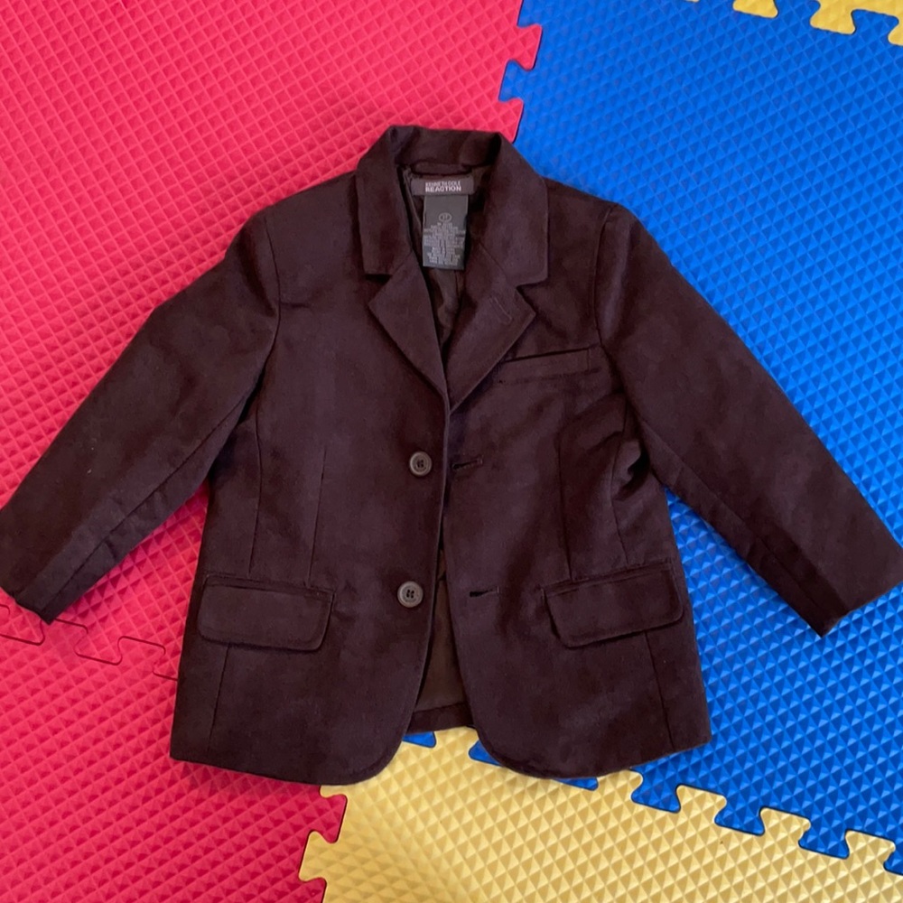 Kenneth Cole Reaction Boys Faux Suede Blazer/ Jacket 3T